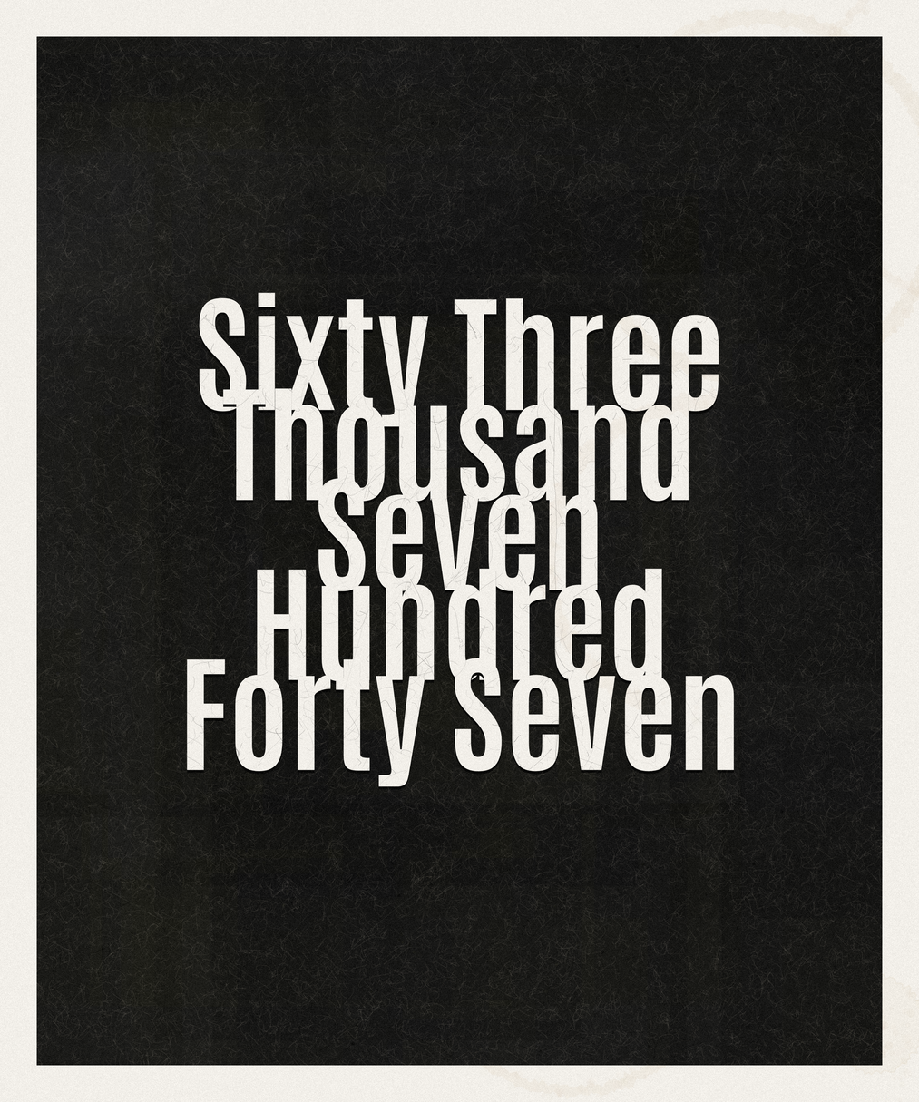 Count #63747