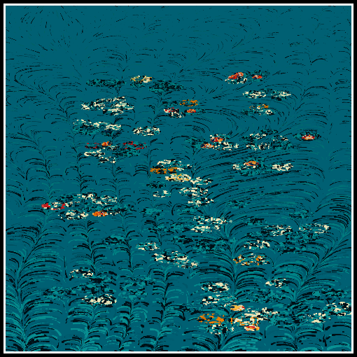 Polluted water lilies #85