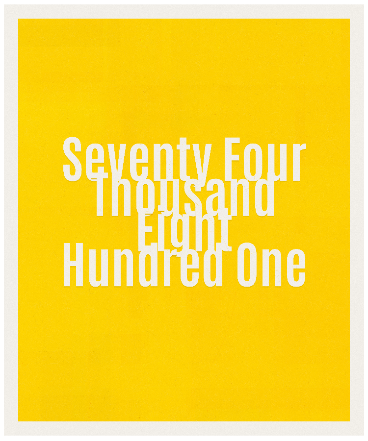 Count #74801