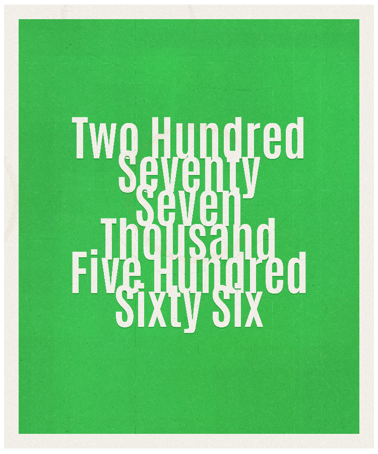 Count #277566
