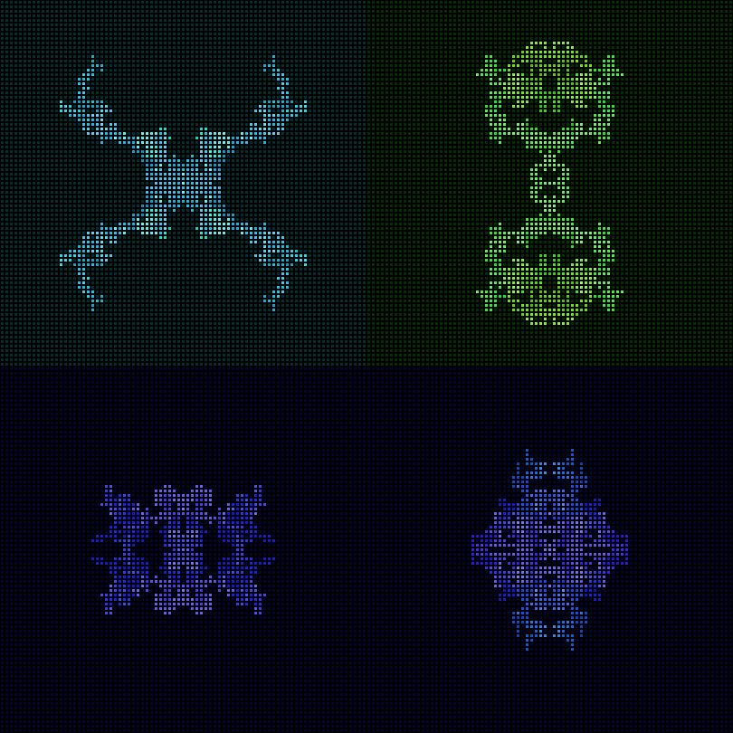 Dither Creatures 2x2 #47