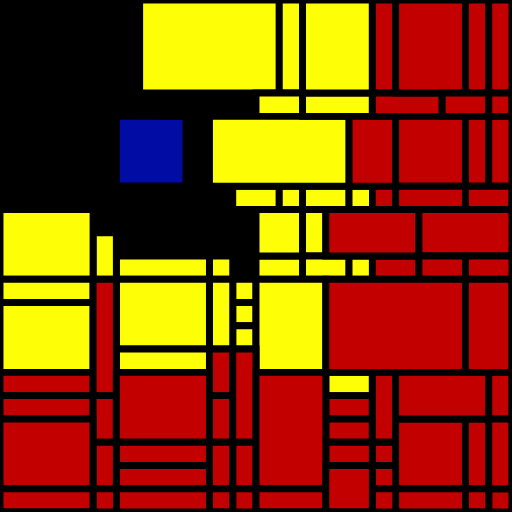 Mondrian Ticket  #10