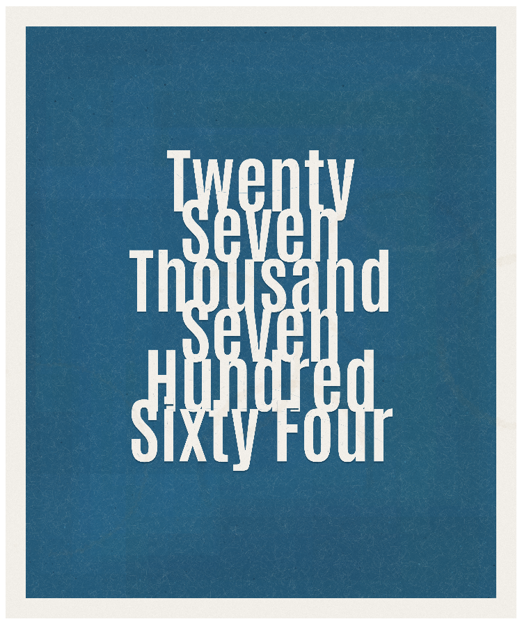 Count #27764