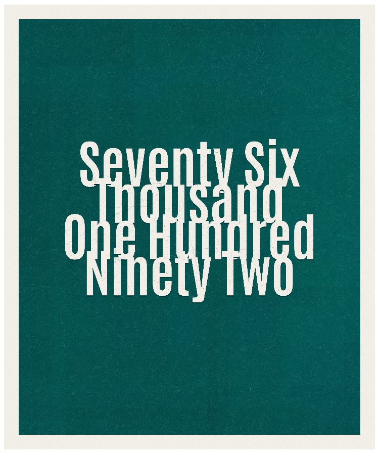 Count #76192