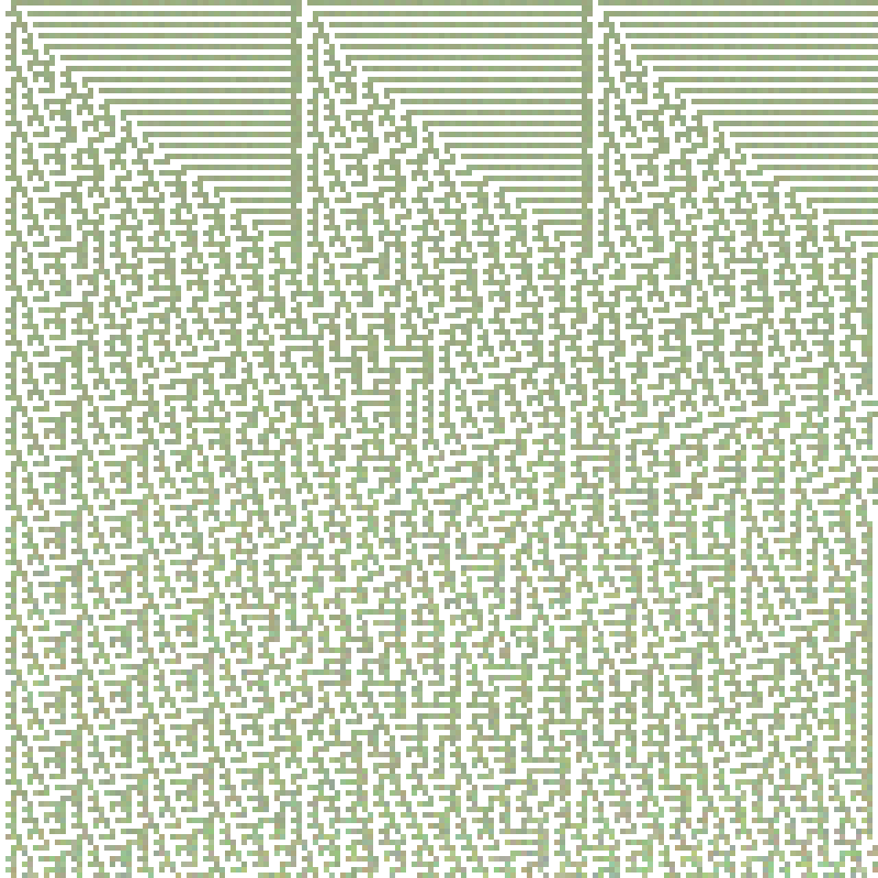 Colored Elementary Cellular Automaton #10