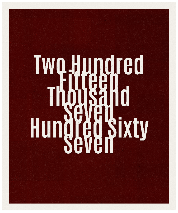 Count #215767