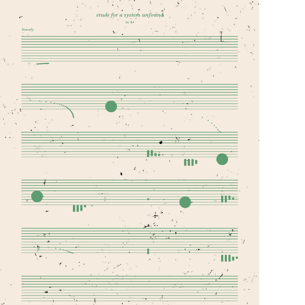 etude for a system unfound #106