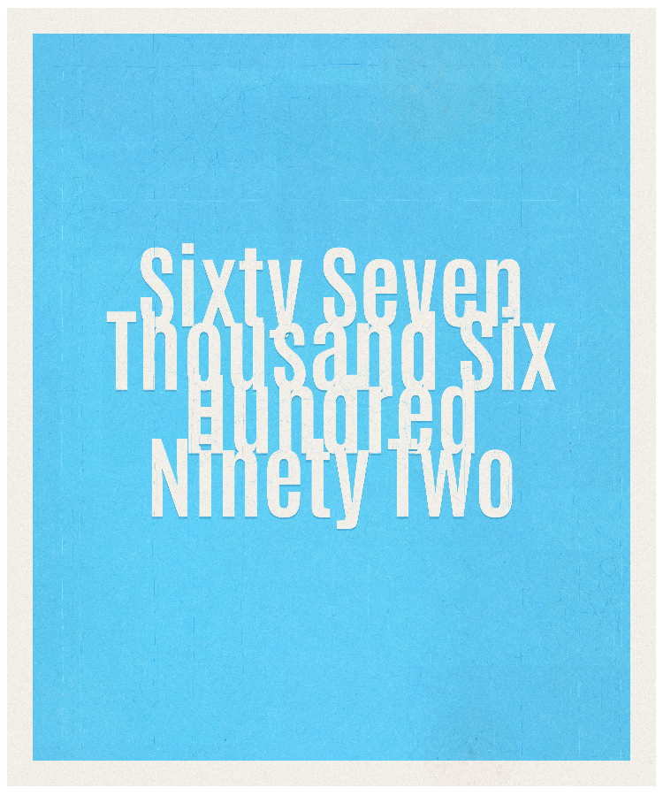 Count #67692