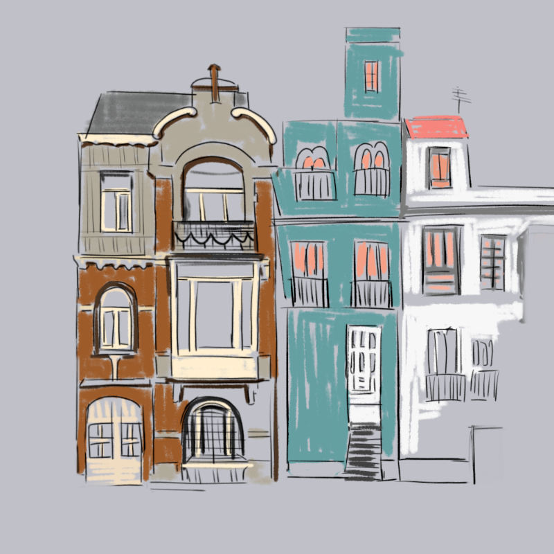 Architectural sketches #76