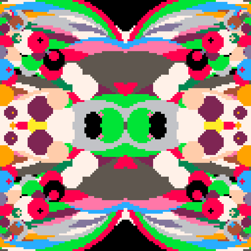 Rapid Psychedelic Inkblot Test Generator #6