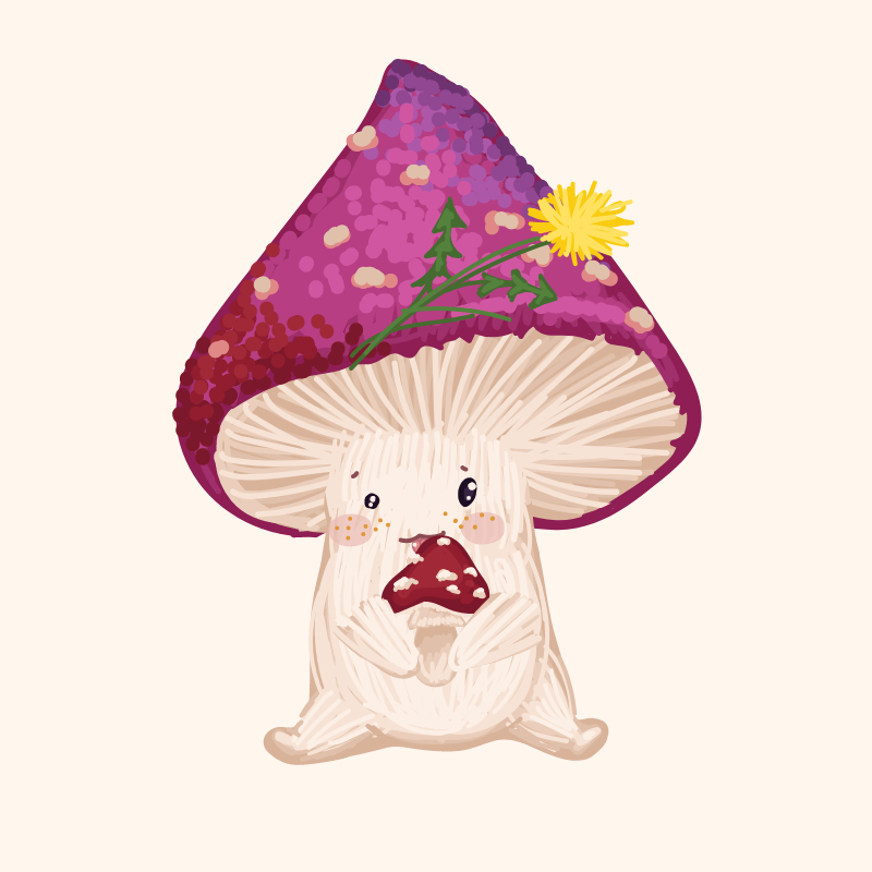 Cute Mushrooms Forest Guys #9