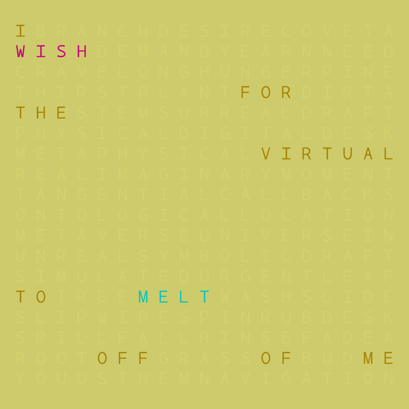 I wish for the metaverse ... #73