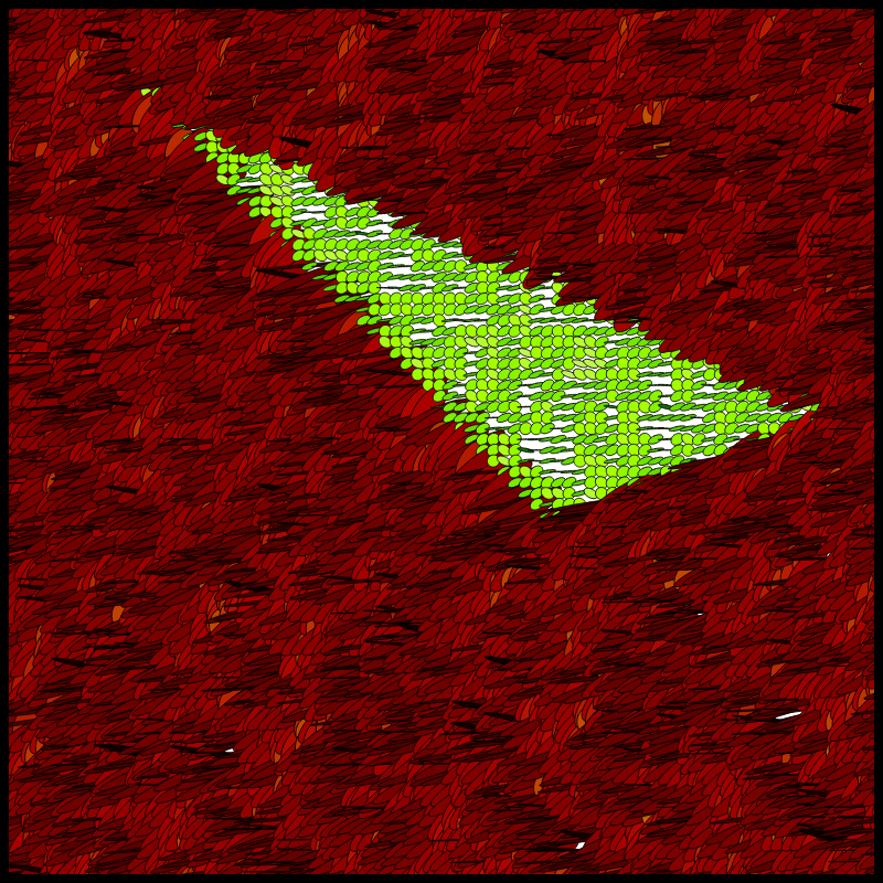 Flow Field Circles Triangle #53