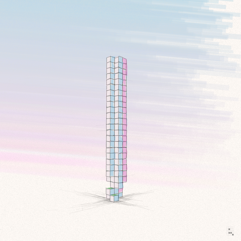 Cellular Skyscrapers #25