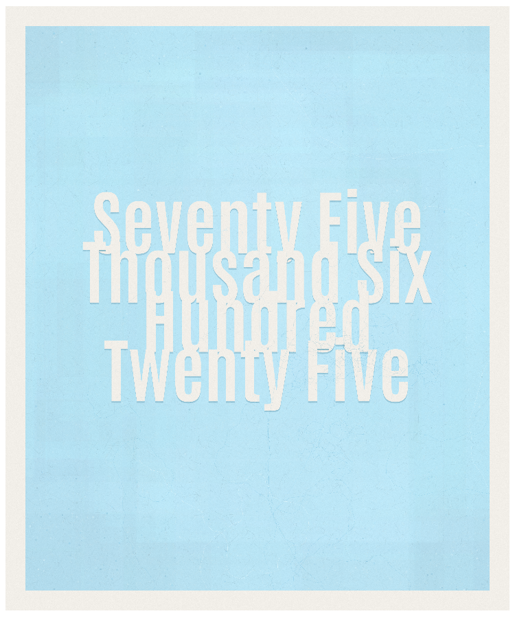 Count #75625