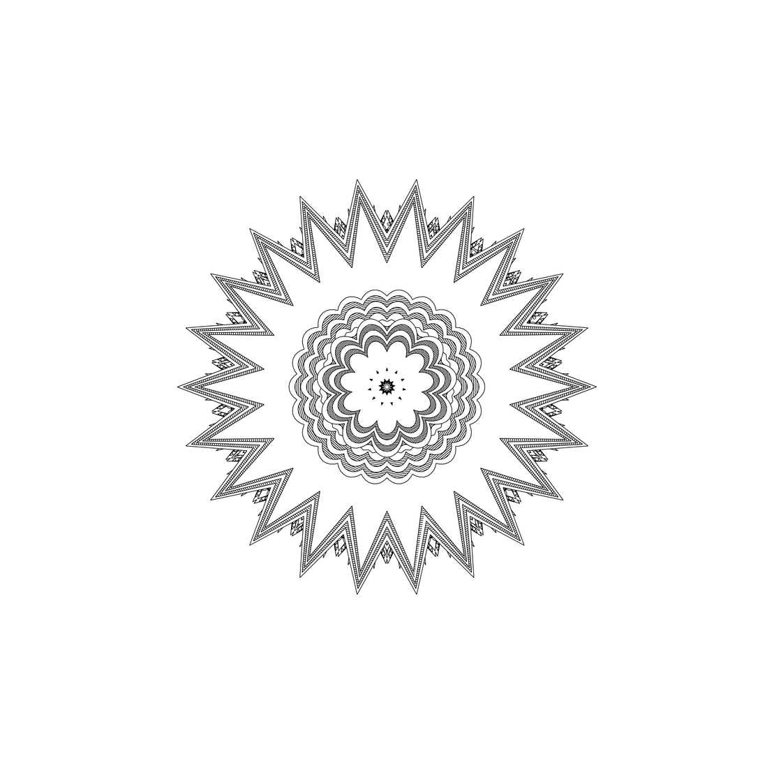 LL21 Mandala #376