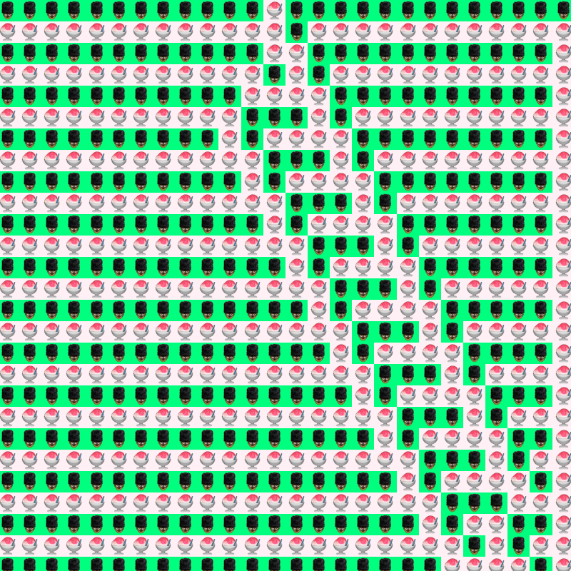 Elementary Cellular Emoji Automata #622