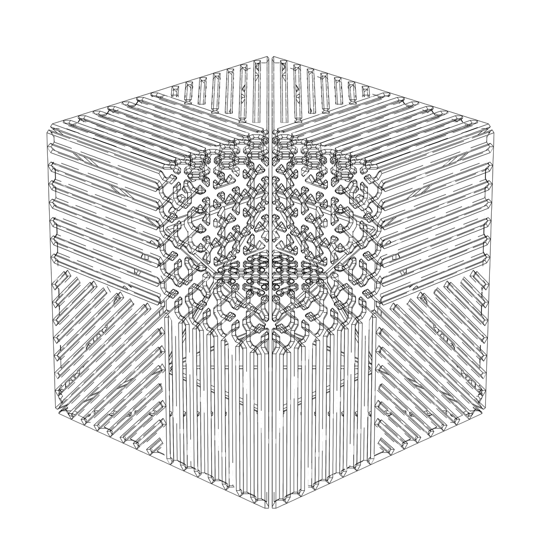 LL21 Alien Art Cube #817