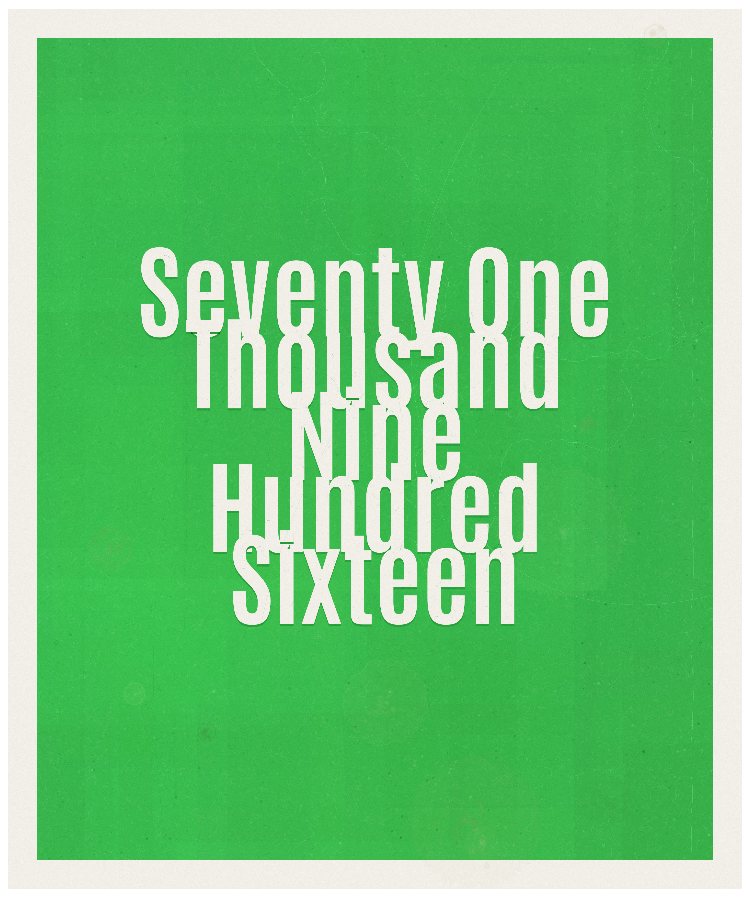 Count #71916
