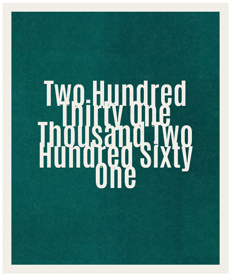 Count #231261