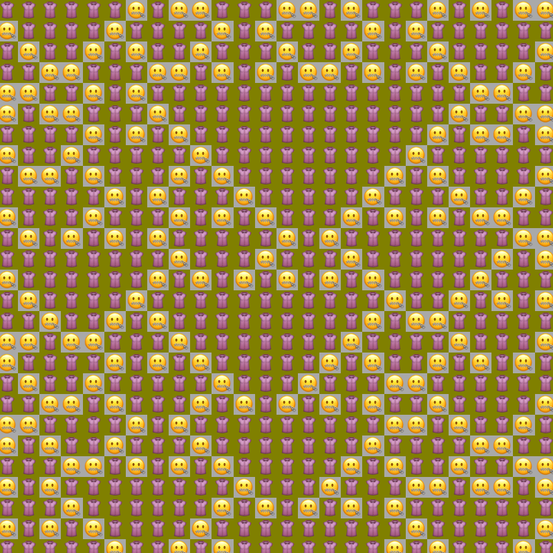 Elementary Cellular Emoji Automata #214