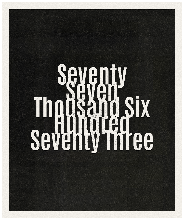 Count #77673