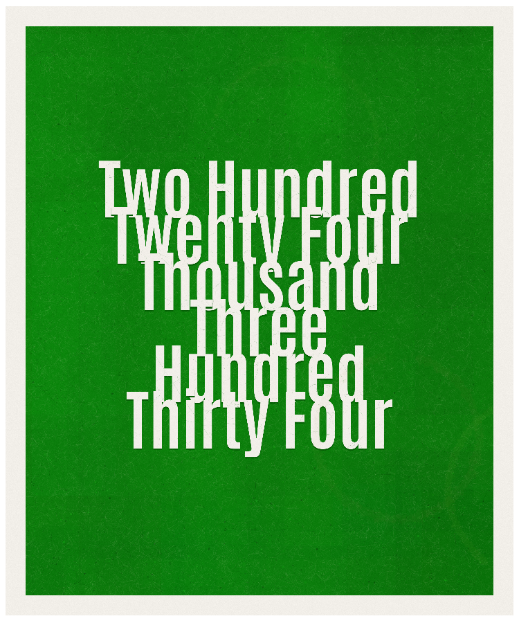 Count #224334