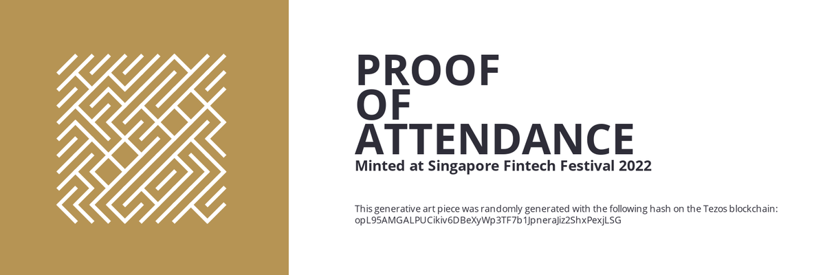 SFF2022 Proof of Attendance Token #294