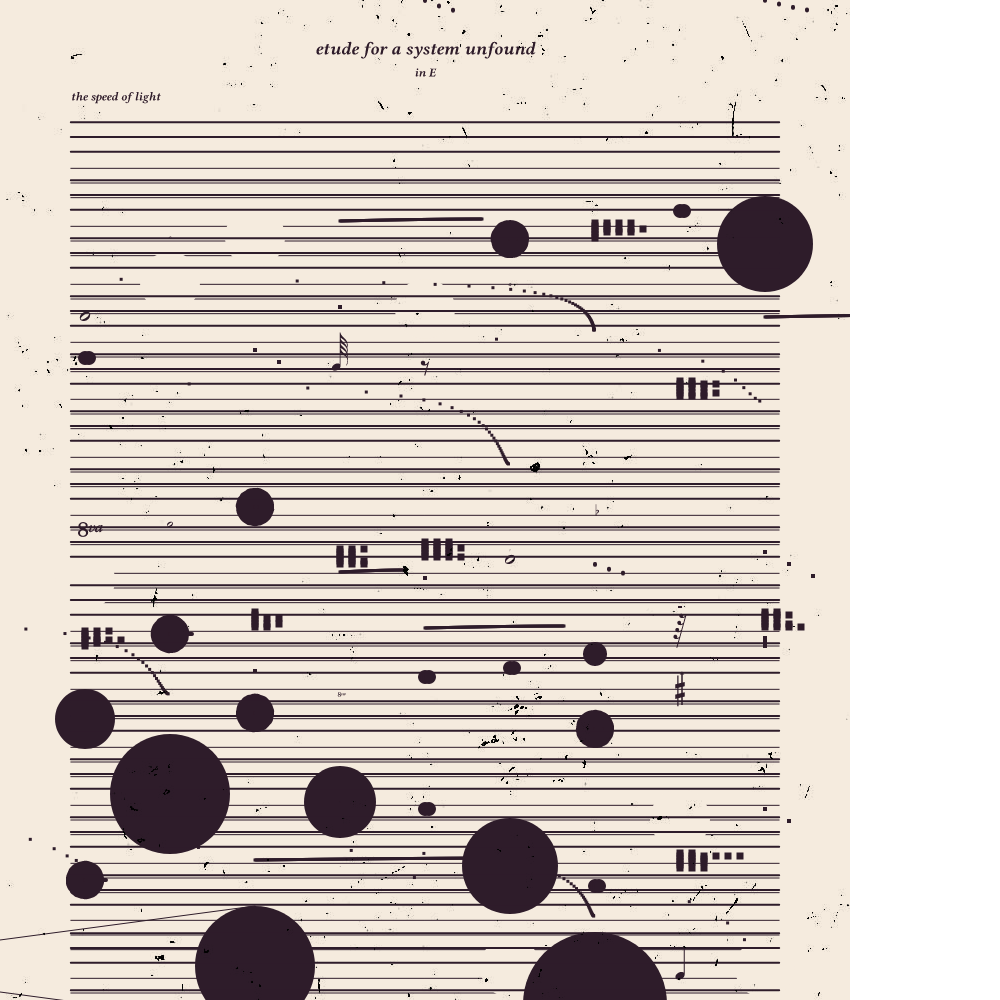 etude for a system unfound #43