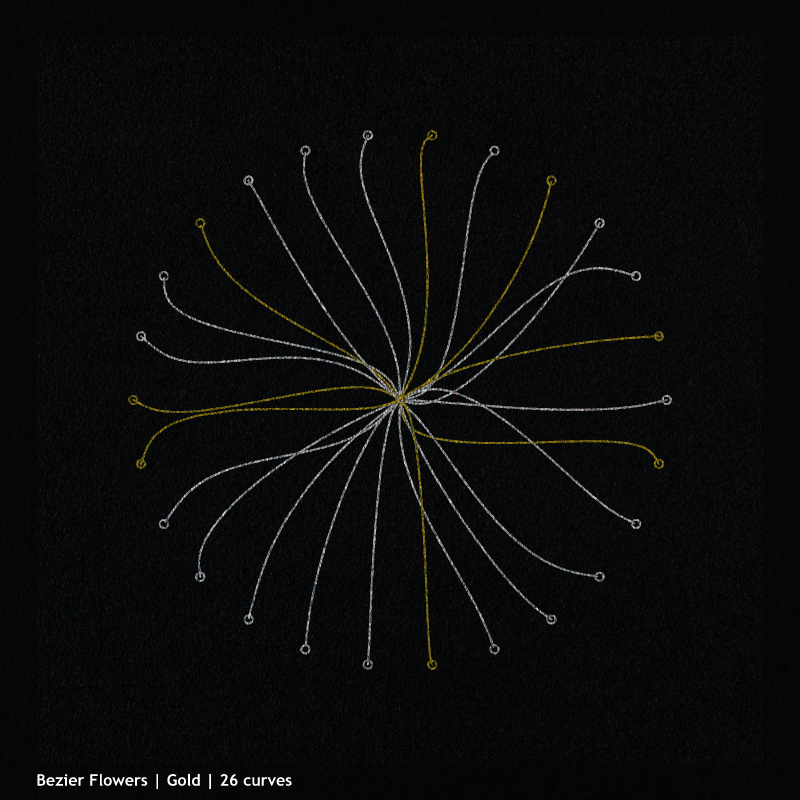 Bezier Flowers #1