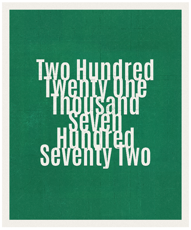 Count #221772