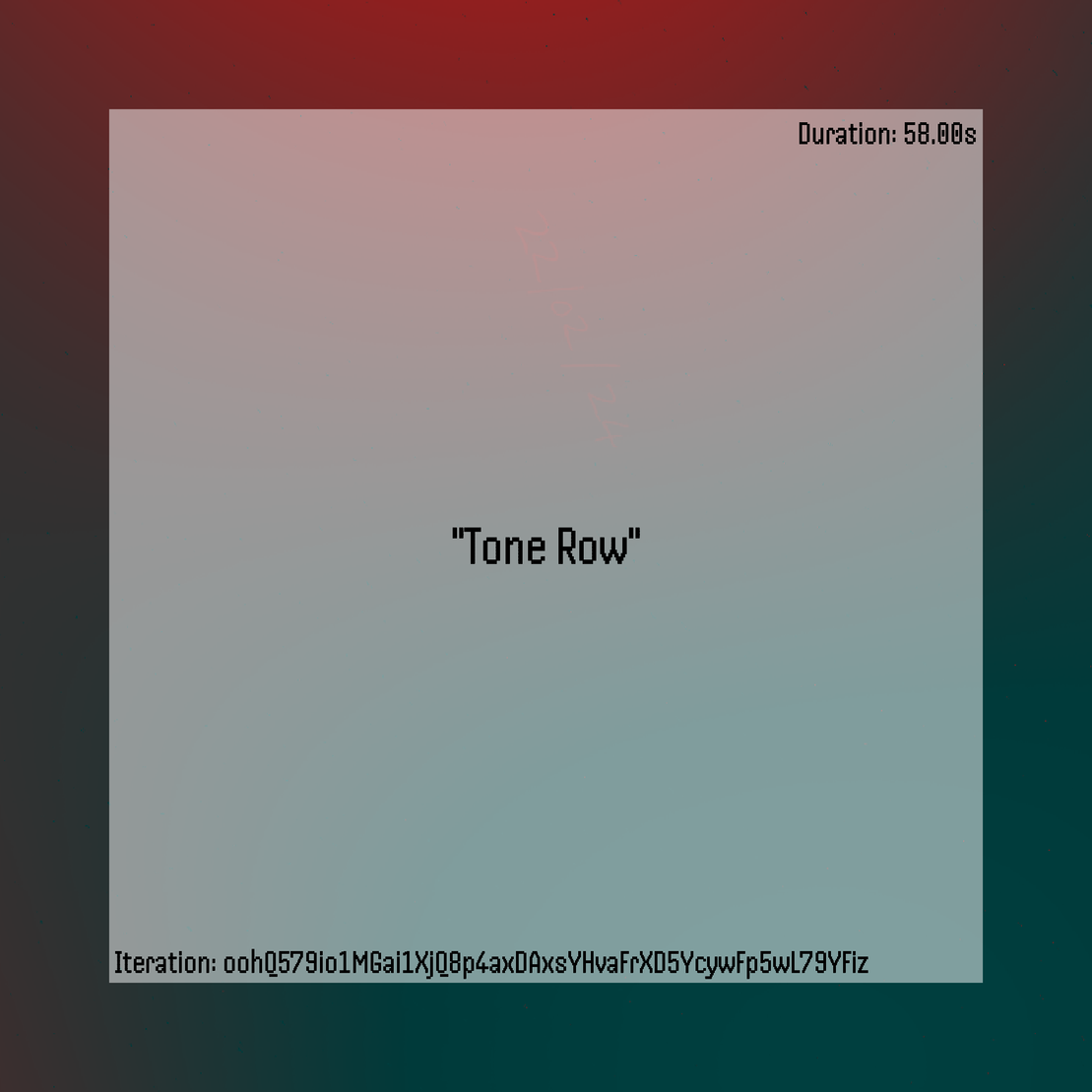 Tone Row #52