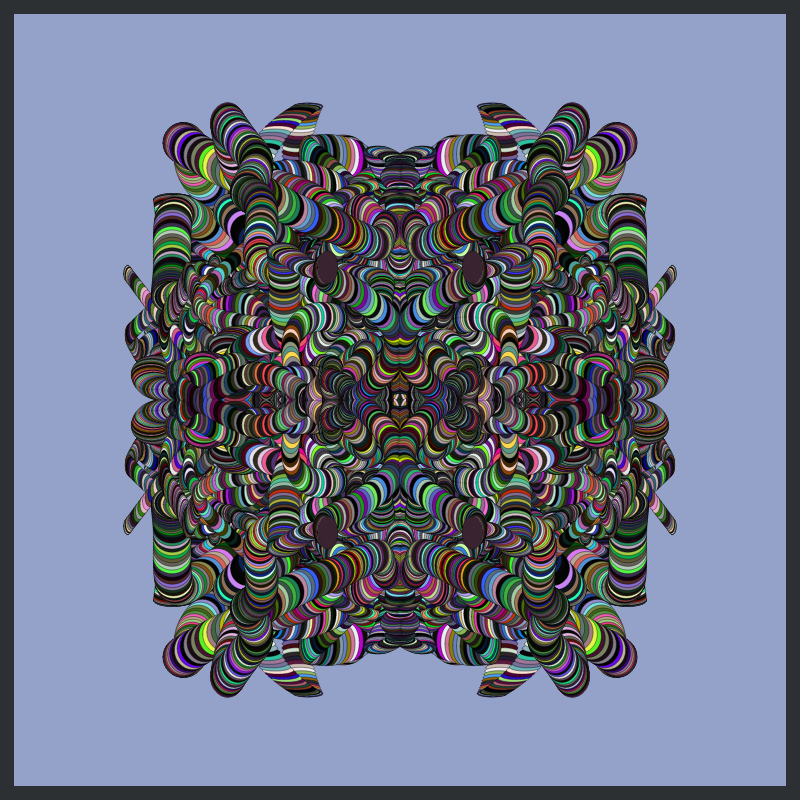 Symmetric Perlinized Ellipse #24