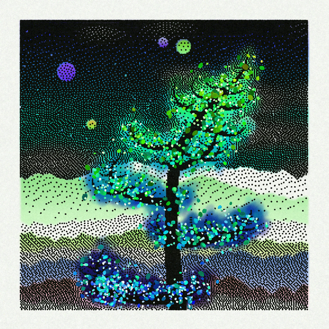 Dithered Branches #205