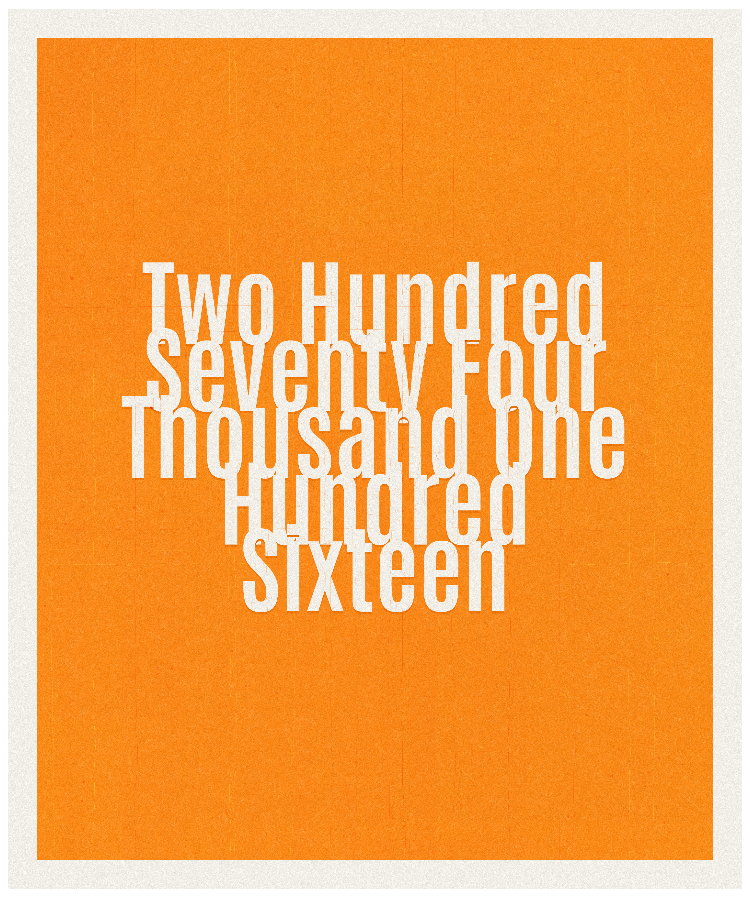 Count #274116