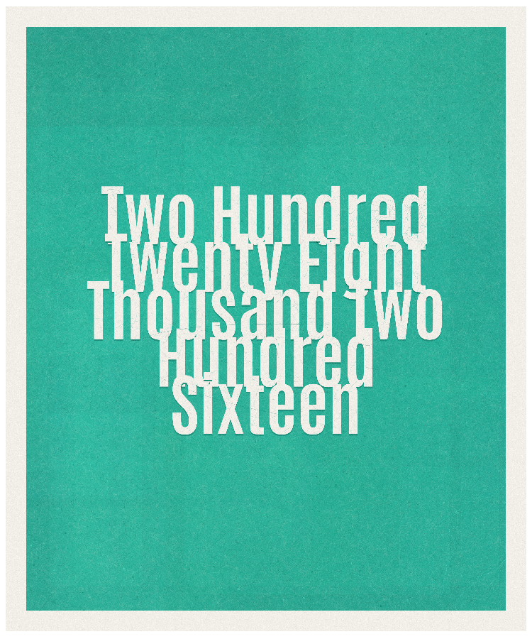 Count #228216