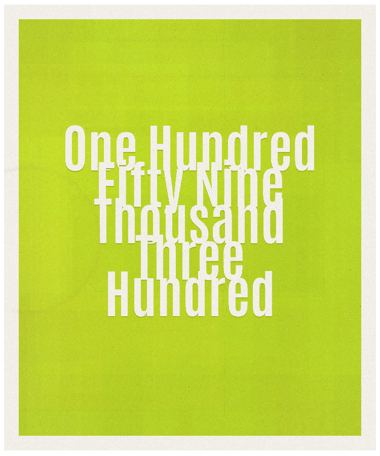 Count #159300