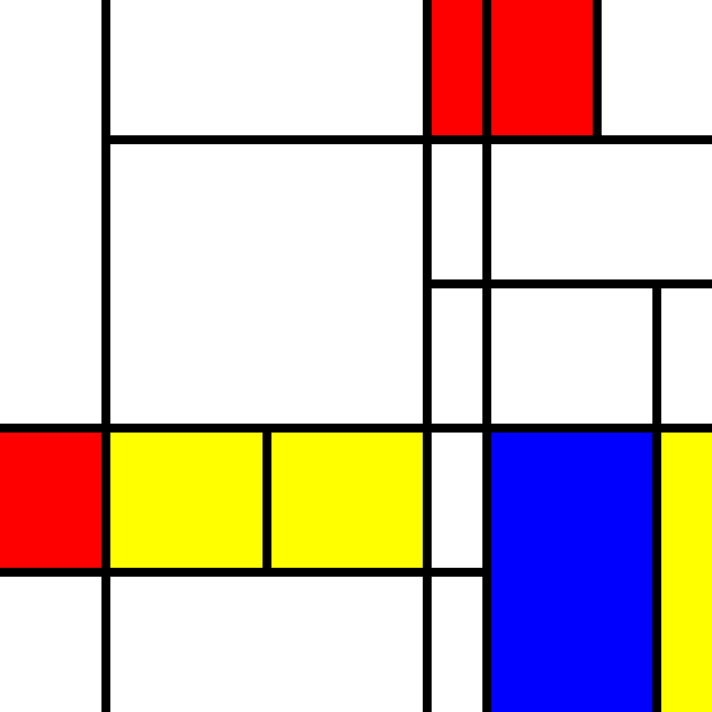 compositioninredblueandyellow.art, (NFT) #95