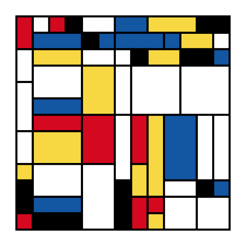 Mondrian squares #28