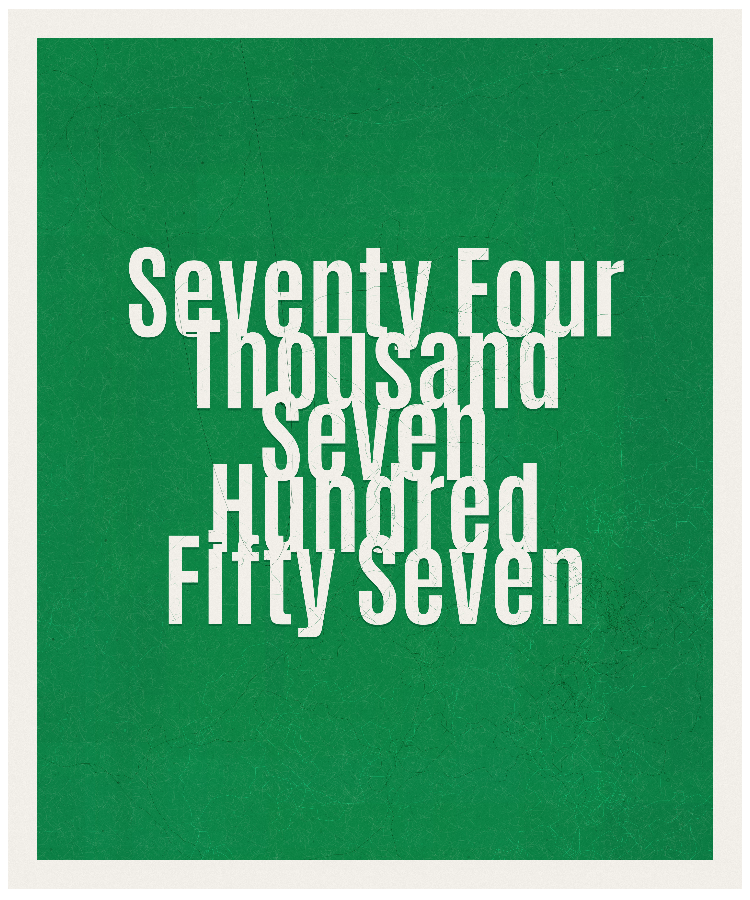 Count #74757