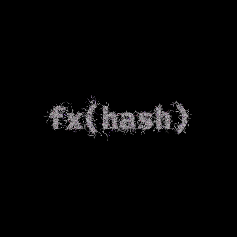 FXHASH Logo with Features #389