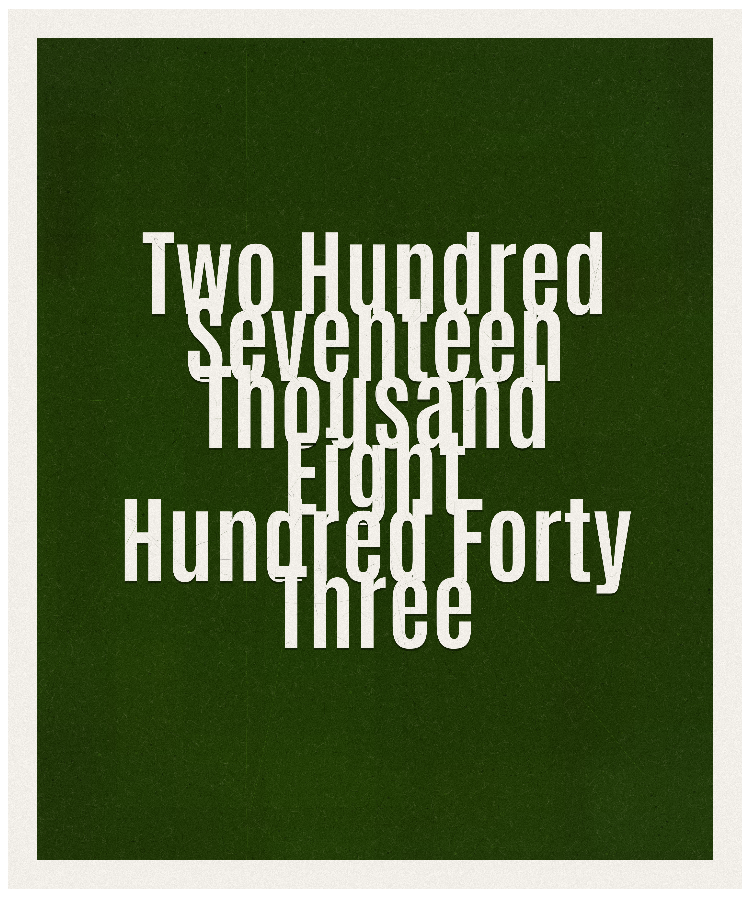 Count #217843