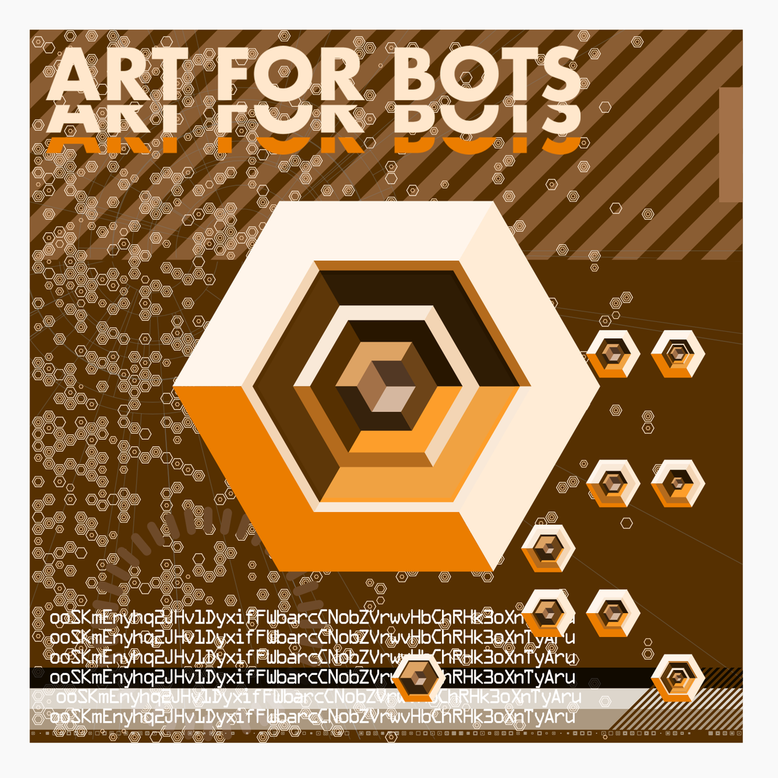 Hexagones - Art forBots forHumans forPrint #5