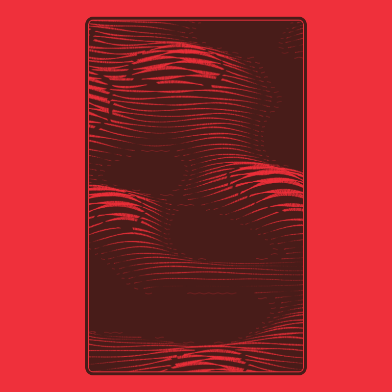 Topographic Playing Card #75