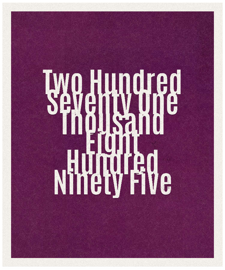 Count #271895