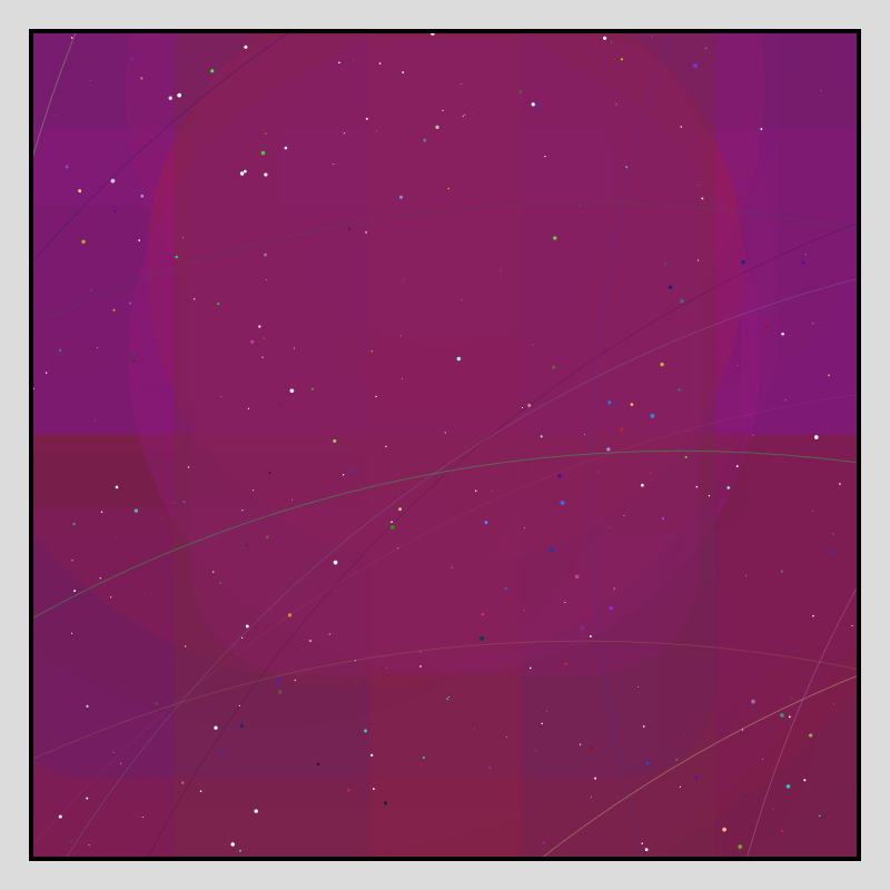 Color Field Starry B #175