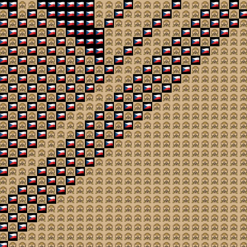 Elementary Cellular Emoji Automata #990