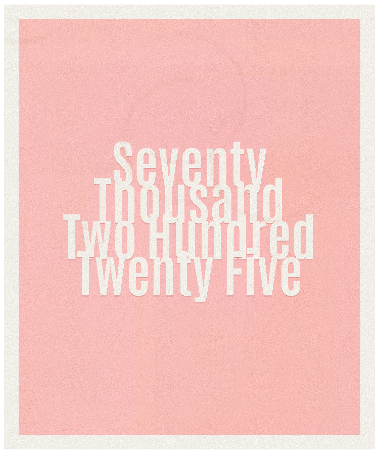 Count #70225