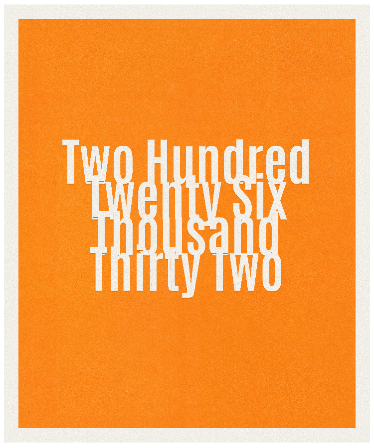 Count #226032