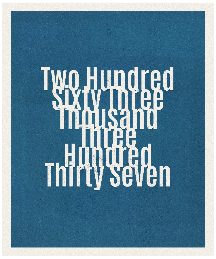 Count #263337